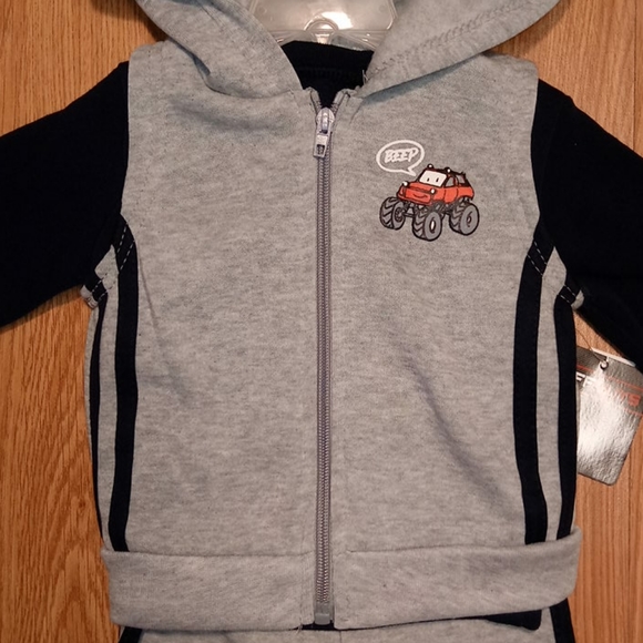 NWT Tuff Guys Boys 3-Piece Set – Vest, Shirt & Pants, Size 12 Months - Picture 2 of 5